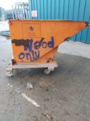 Invicta I RS.25 forklift tipping skip, capacity 960 kg 2003