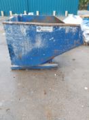 DTEC Fabrications DTS 1750 forklift tipping skip, capacity 2000 kg/1750 litres, serial number D26934