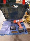 MOD 880 12v rebar tying machine, 8-34mm with carry case