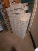 114 boxes (quantity 250 sheets per box) of sticky labels