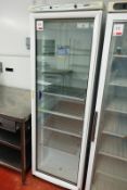 Mondial Elite single glass door refrigerator, (240v) 600mm width, 1880mm height