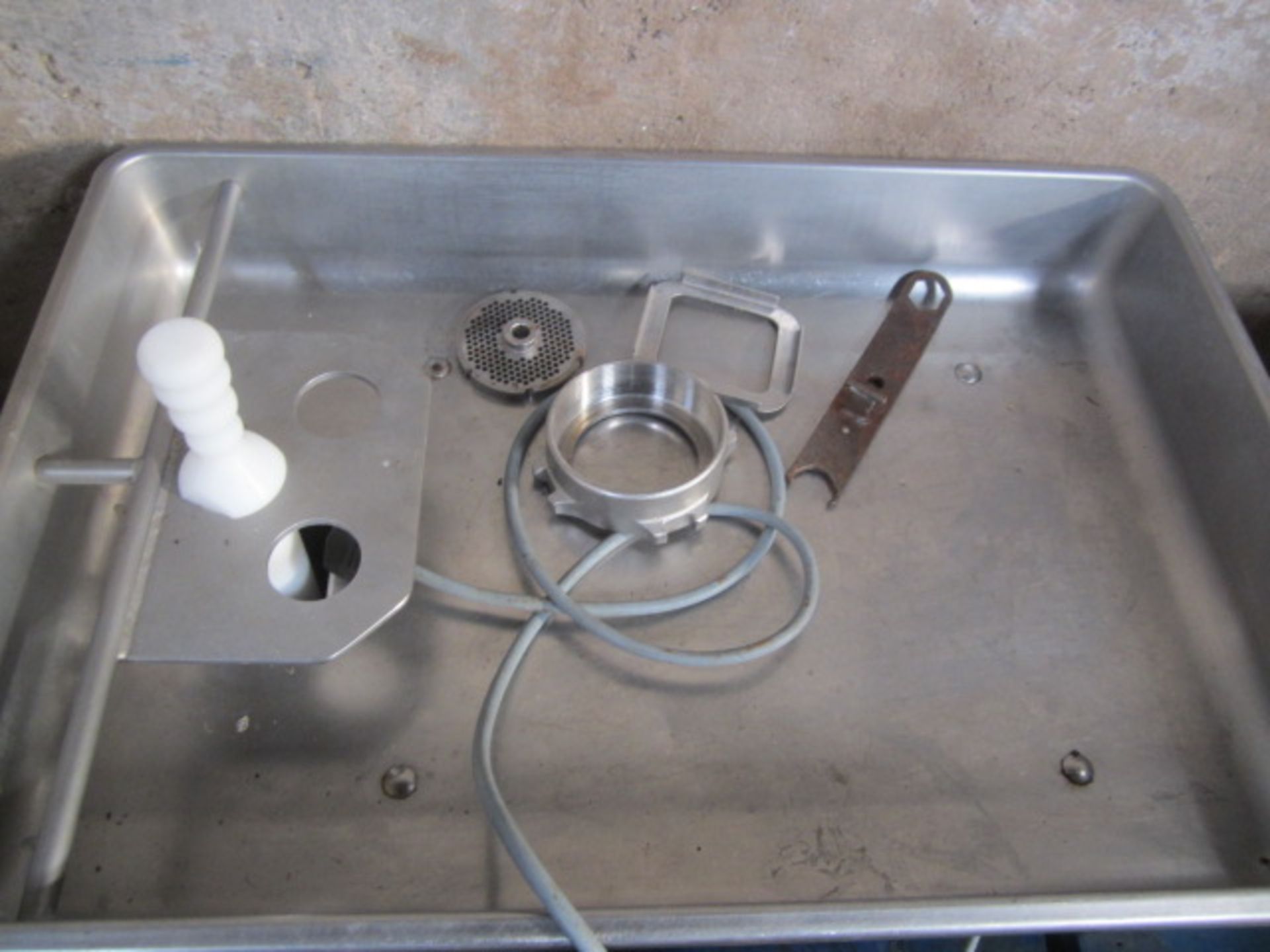 Bizerba 113 C55 type 32, stainless steel bench top mincer, single phase (Please note: This Lot is - Image 4 of 5