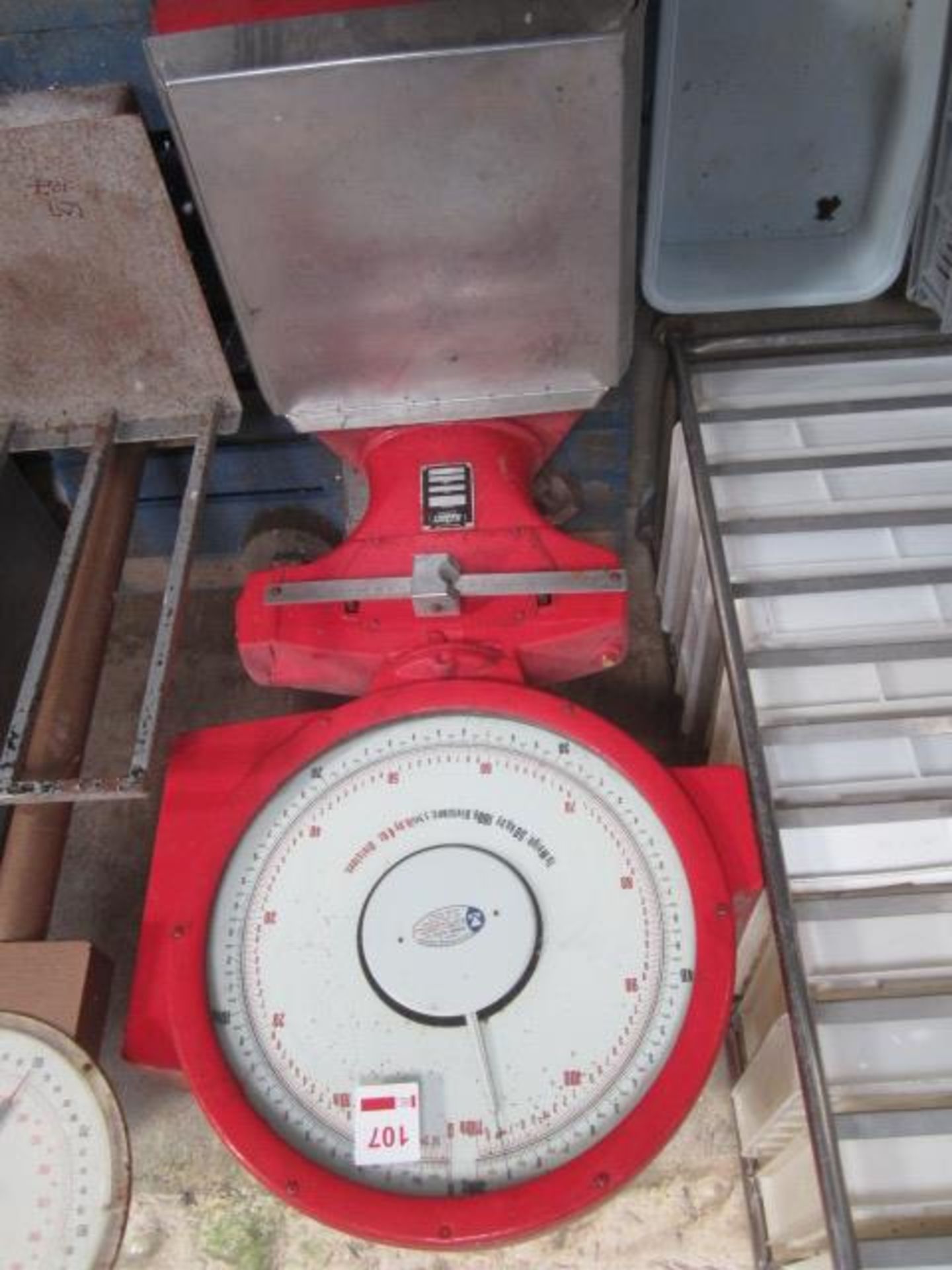 Two various floor standing weigh scales - Image 2 of 4