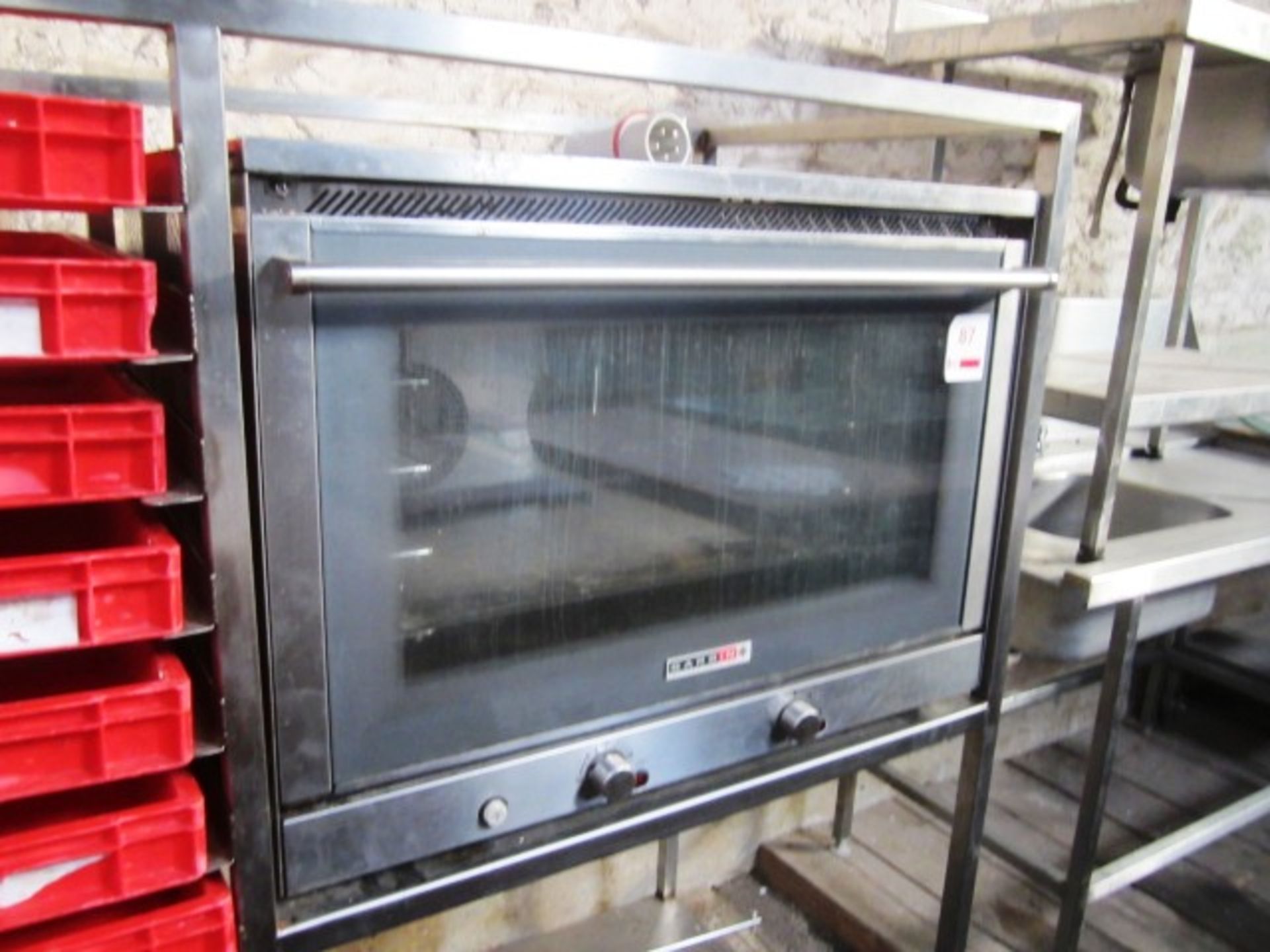 Garbin stainless steel glass fronted oven, model 44-PX-UMI, serial no. 30918, 3 phase (2008), with - Image 3 of 5