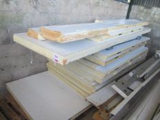 Quantity of walk-in refrigerator/freezer insulated panels (as lotted), Please note: we have been