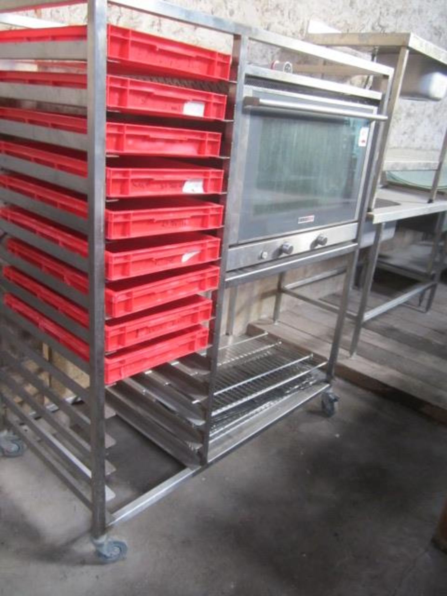 Garbin stainless steel glass fronted oven, model 44-PX-UMI, serial no. 30918, 3 phase (2008), with - Image 2 of 5