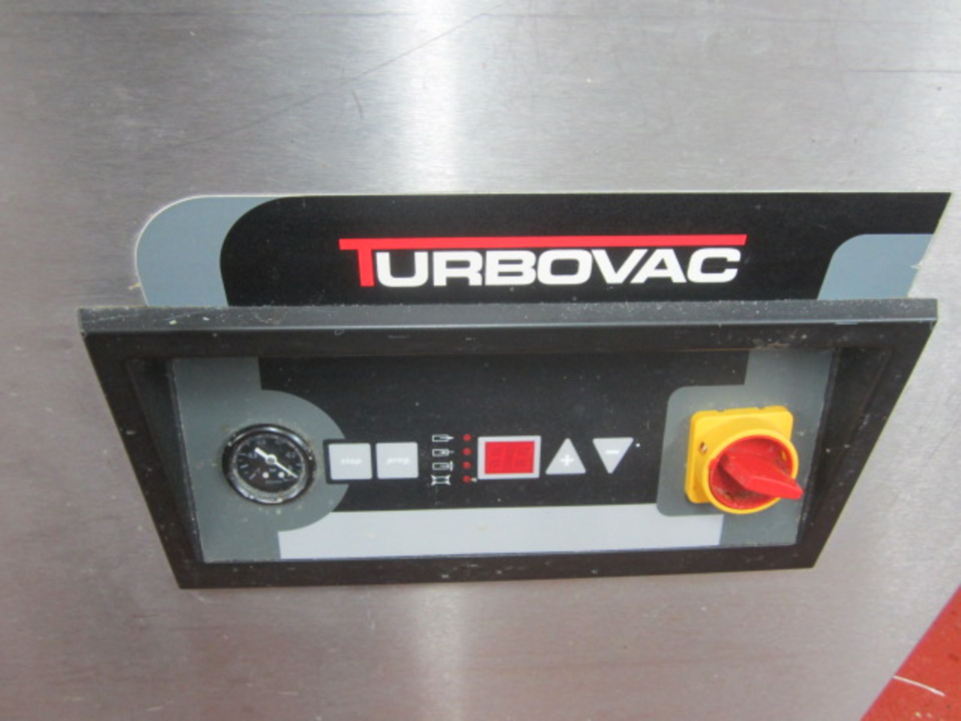 HFE Turbovac vacuum packer, 800 x 500mm chamber size, model SB-820, serial no. 20052813 (2005), 3 - Image 3 of 4