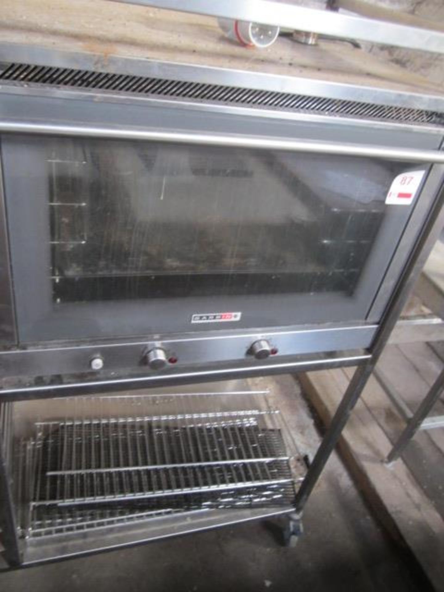 Garbin stainless steel glass fronted oven, model 44-PX-UMI, serial no. 30918, 3 phase (2008), with - Image 4 of 5