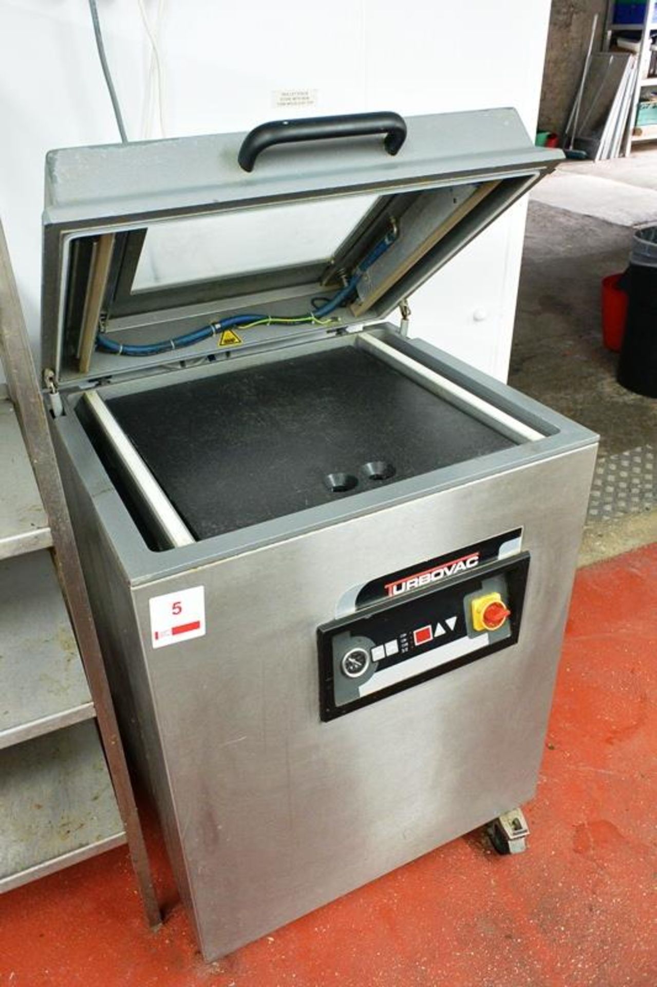 HFE Turbovac vacuum packer, 500 x 500mm chamber size, model 53-520, serial no. 20042096 (2004),