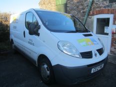 Renault Trafic SL27 DCi 2.0 diesel refrigerated van, with roof mounted GAH chiller unit & control,