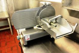 ABM aluminium bench top slicer, model GD37C, serial no. 140 (2005), single phase