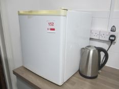 Bench top refrigerator and kettle