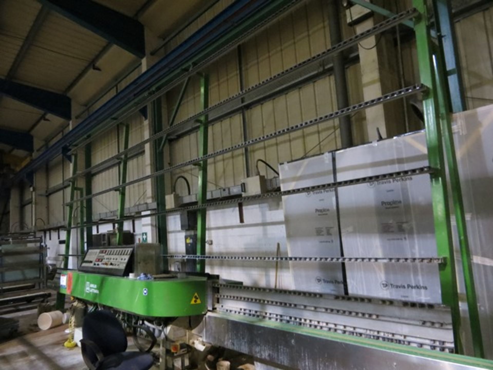 Adelio Lattuada ILIIAV edge polishing / buffing machine 9m wide x 3.9m high complete with - Image 3 of 5