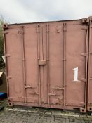 20' steel shipping container