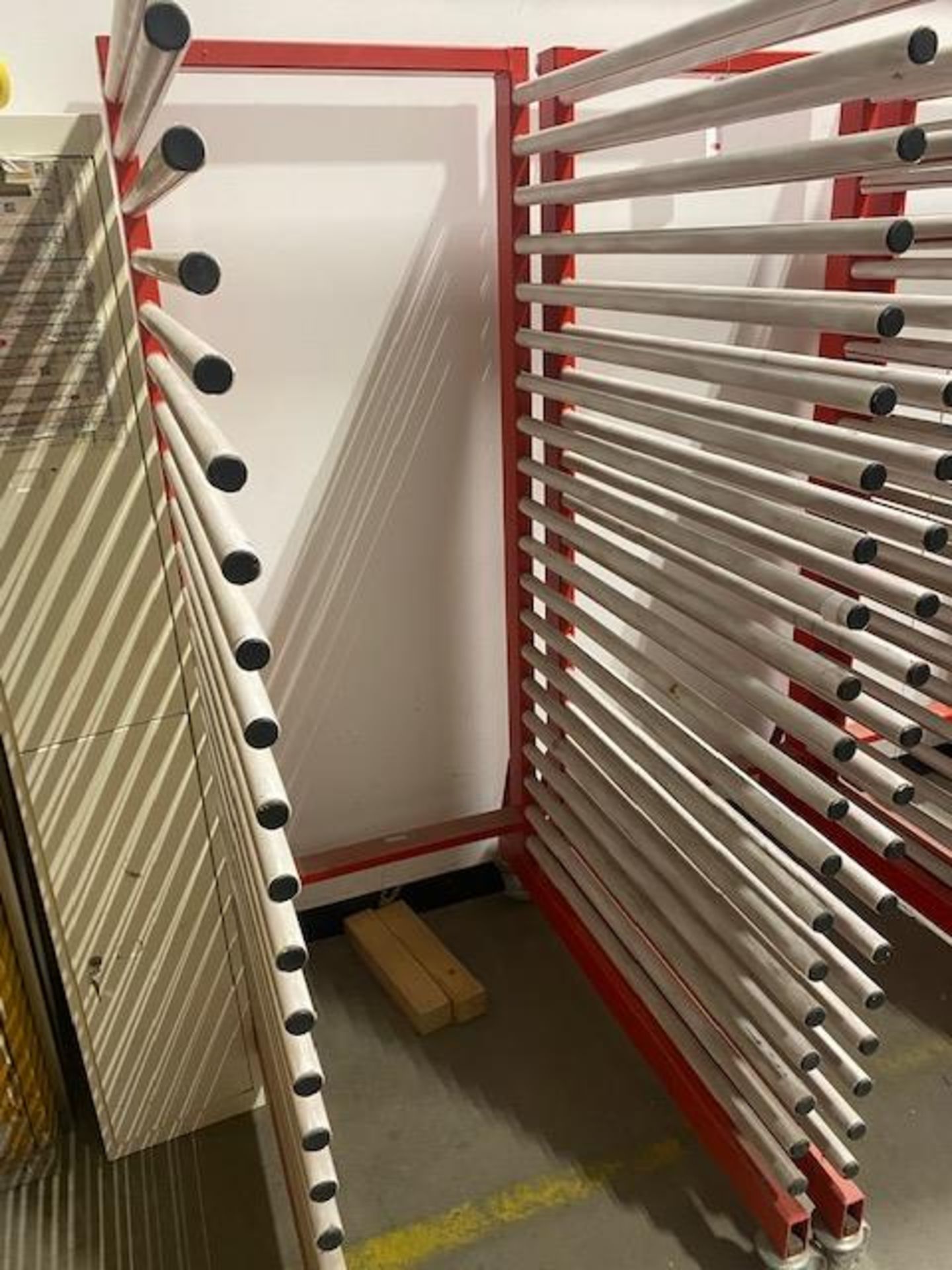 Two mobile 20 section drying racks - Image 2 of 2