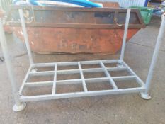 Galvanised Steel Stillage open approx.: 1.1m x 2.1m x 1.2m high