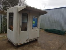 Glasdon Gatehouse Unit 5' x 7' x 8' (1.5m x 2.2m x 2.4m) High with 2' 3'' (700mm) Canopy