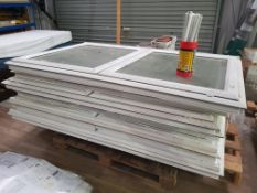 Seven UPVC Double Glazed Windows, approx. 1.8m x 1.1m