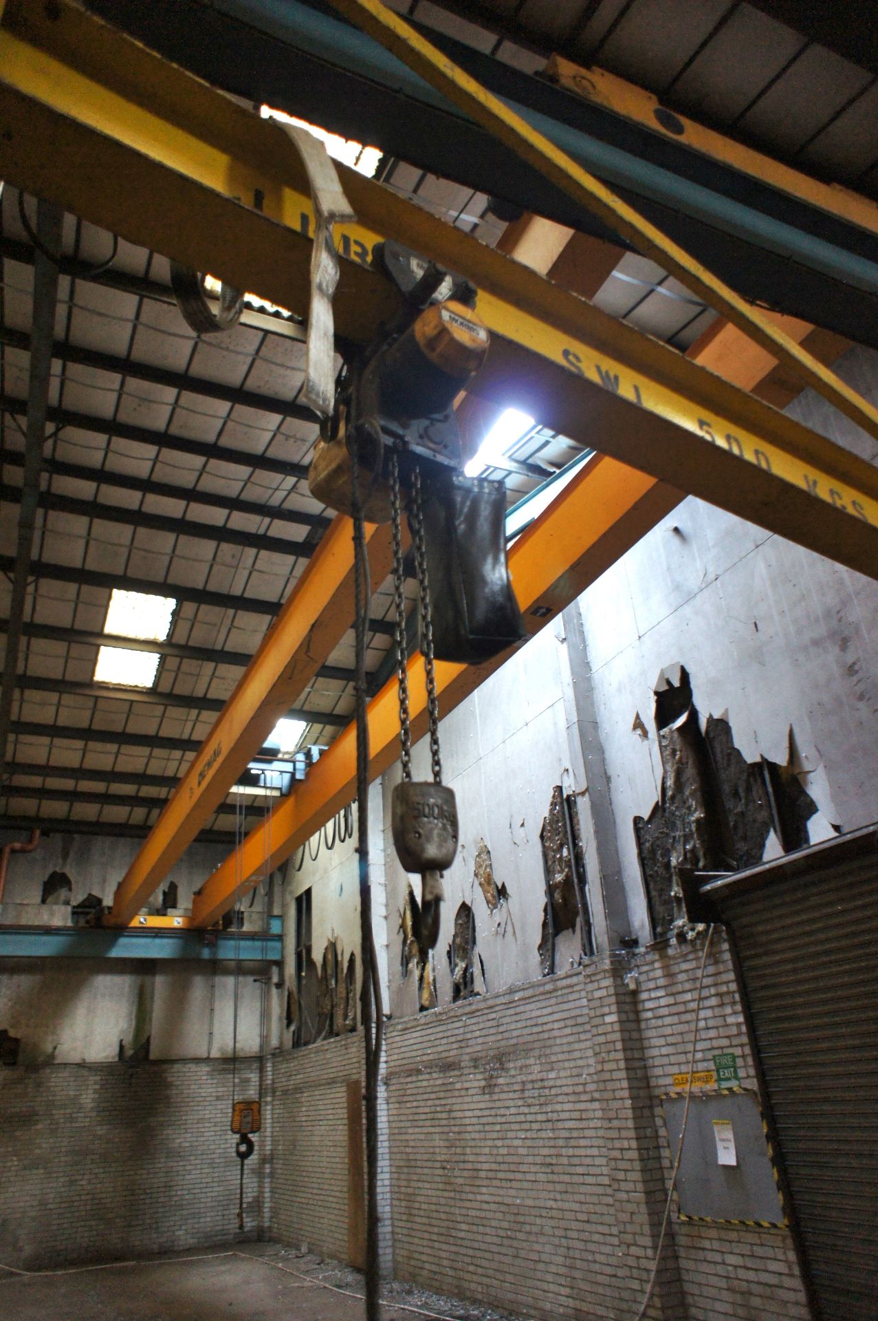 Steel Fabricated wall mounted swing Jib Frame, 4.5 - Image 3 of 6