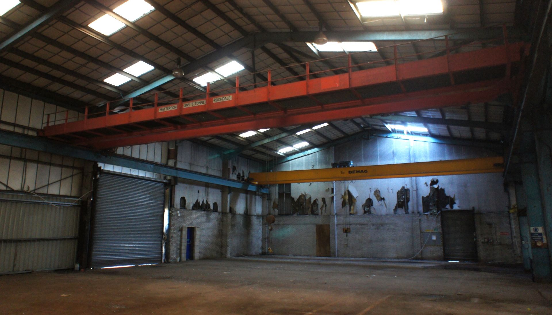 Mattersons – Rochdale, 5 tonne twin beam Overhead - Image 2 of 7