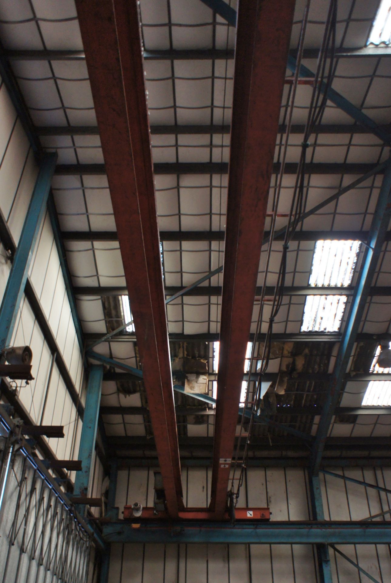 7.5 tonne twin beam Overhead Gantry Crane, wireles - Image 4 of 8