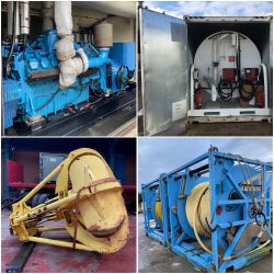 Online Auction of Generators, Transformers and Battery Packs