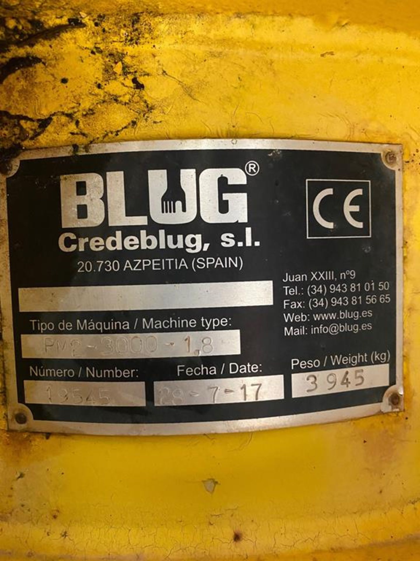 Blug PM2- 3000- 1.8 Orange Peel Grab - Image 2 of 8
