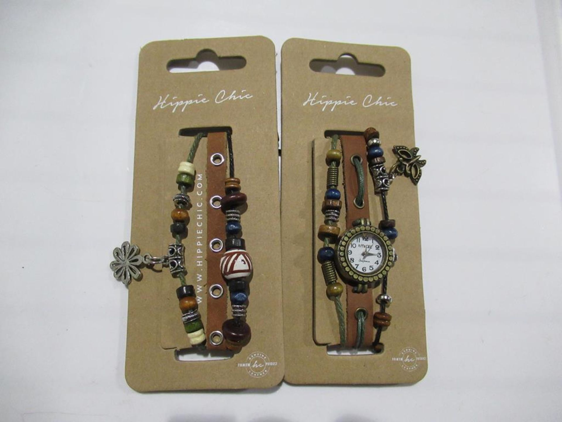 A box of Hippie Chic 'Boho' watches and bracelets (68) total approx. RP £680