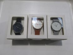 18x Lily and Stone watches (5th Avenue, San Francisco etc) with varying dial/strap designs total app
