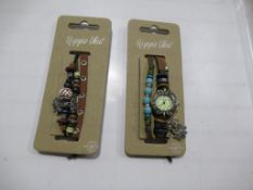 A box of Hippie Chic 'Bazaar' watches and Boho bracelets unopened (25) total approx. RP £250