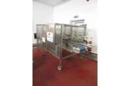 Nortwood Food Machinery Cheese Cutting Machine, Alpma Cut 25 Section and Ismeda DACS Check Weighter