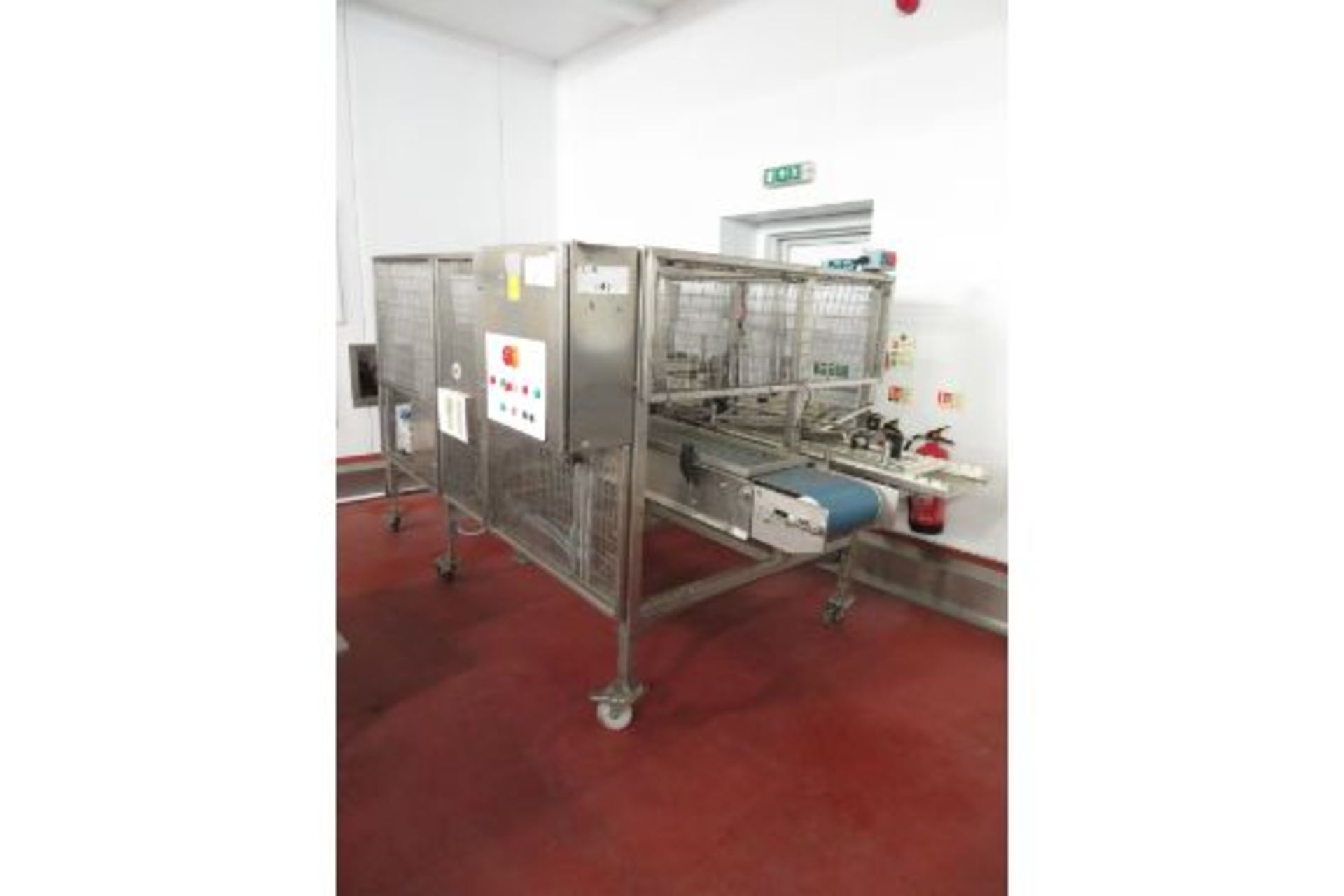 Nortwood Food Machinery Cheese Cutting Machine, Alpma Cut 25 Section and Ismeda DACS Check Weighter