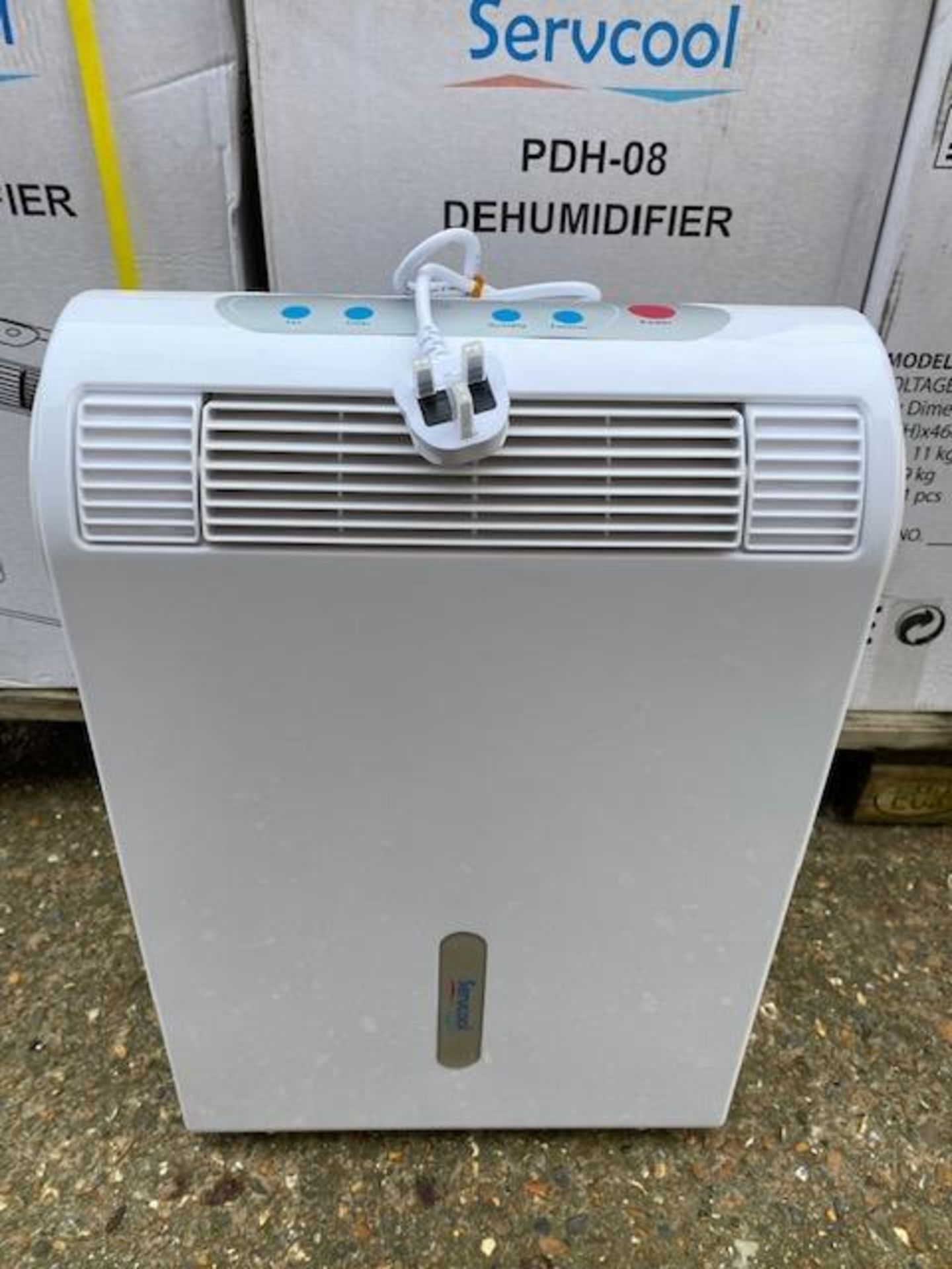 10x Servool PDH-08 Dehumidifiers, 220-240V, 50Hz