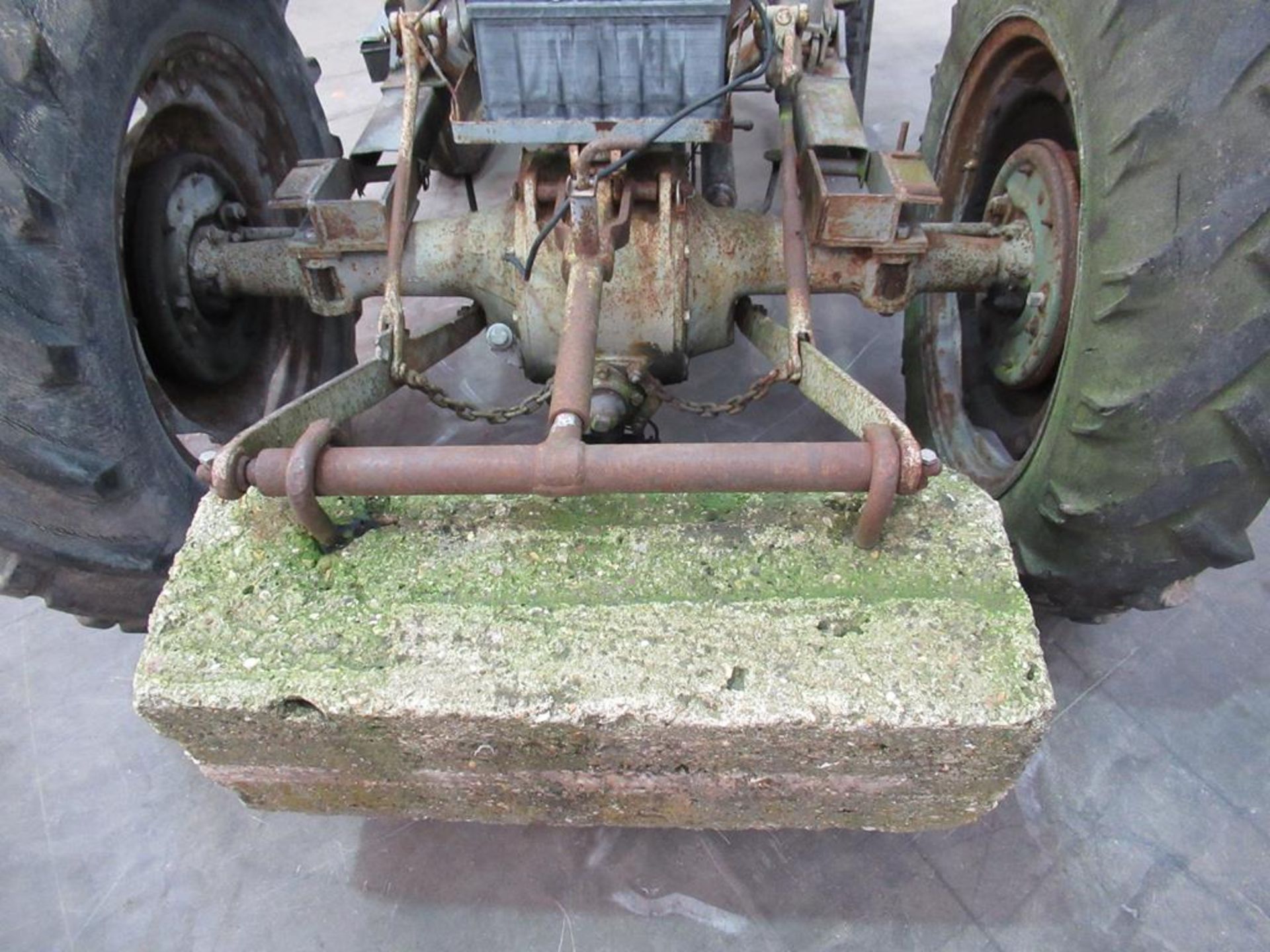 Massey Ferguson tractor with lifting attachment and counter balance - Image 7 of 20