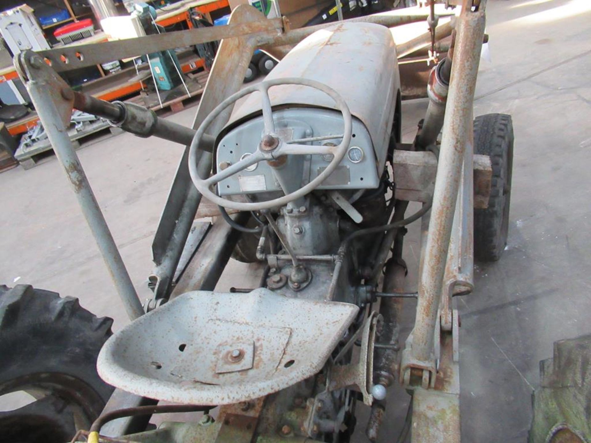 Massey Ferguson tractor with lifting attachment and counter balance - Image 6 of 20