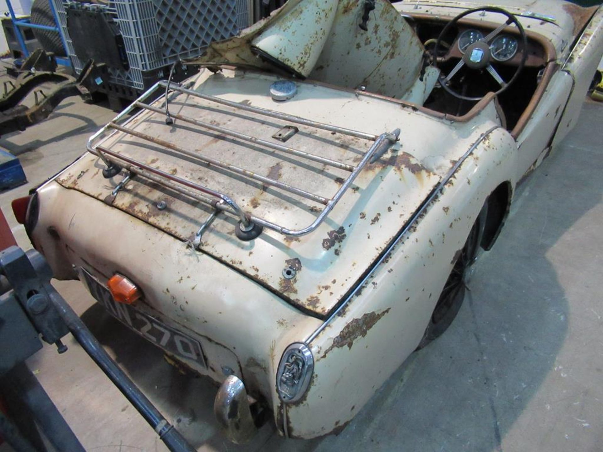 Triumph TR3 (No Engine) Reg YKN 270. C/W V5 - Image 10 of 18