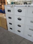 2 x Go metal filing cabinets