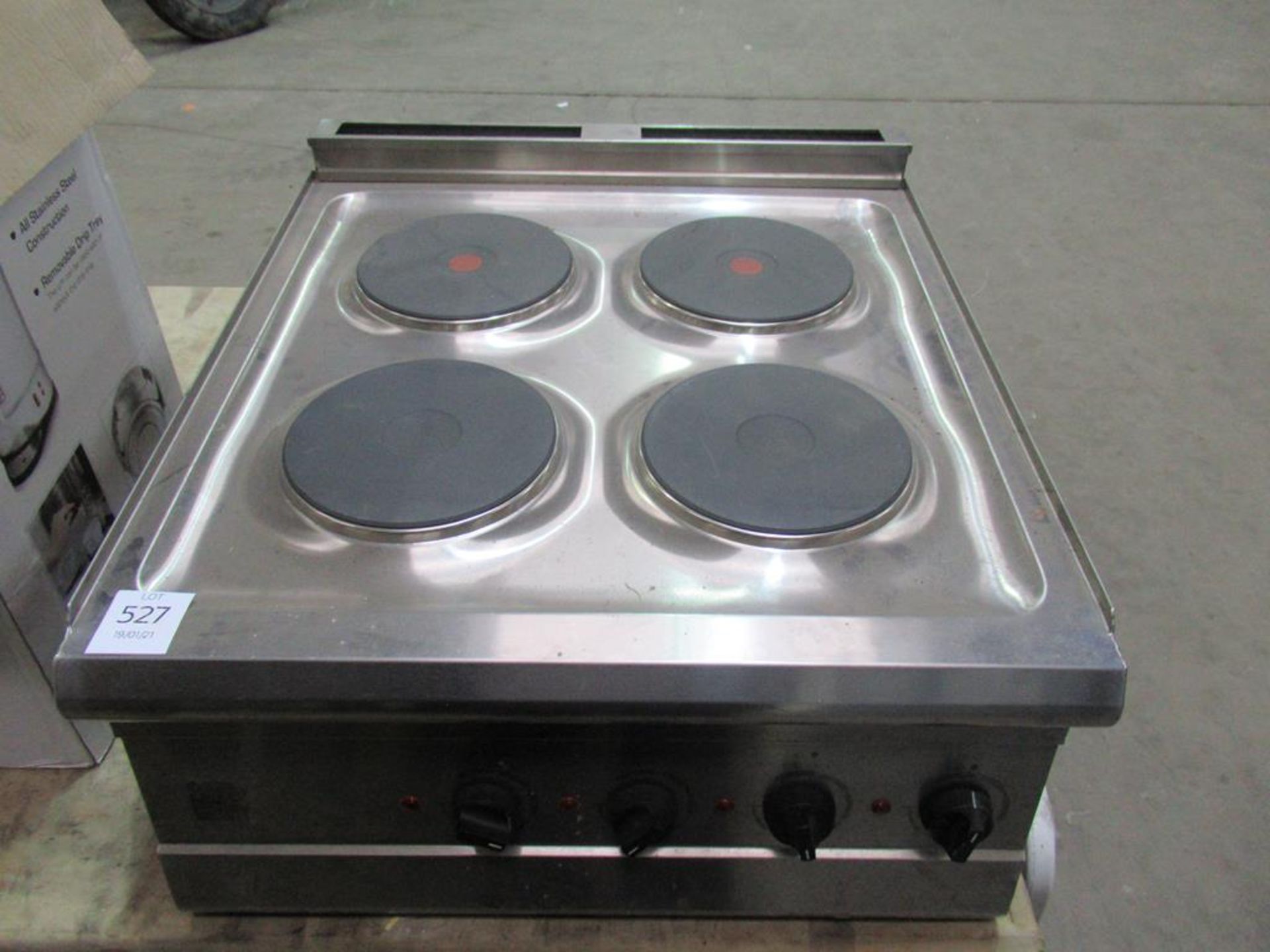 iParry stainless steel hob (electric)