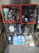 Pallet of assorted electrical components