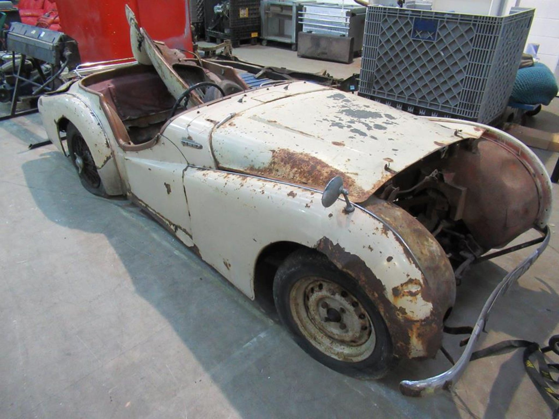 Triumph TR3 (No Engine) Reg YKN 270. C/W V5 - Image 4 of 18