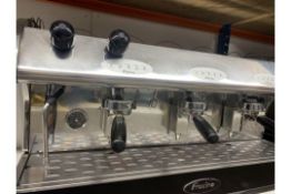 A used Fracino 3 Group commercial coffee machine