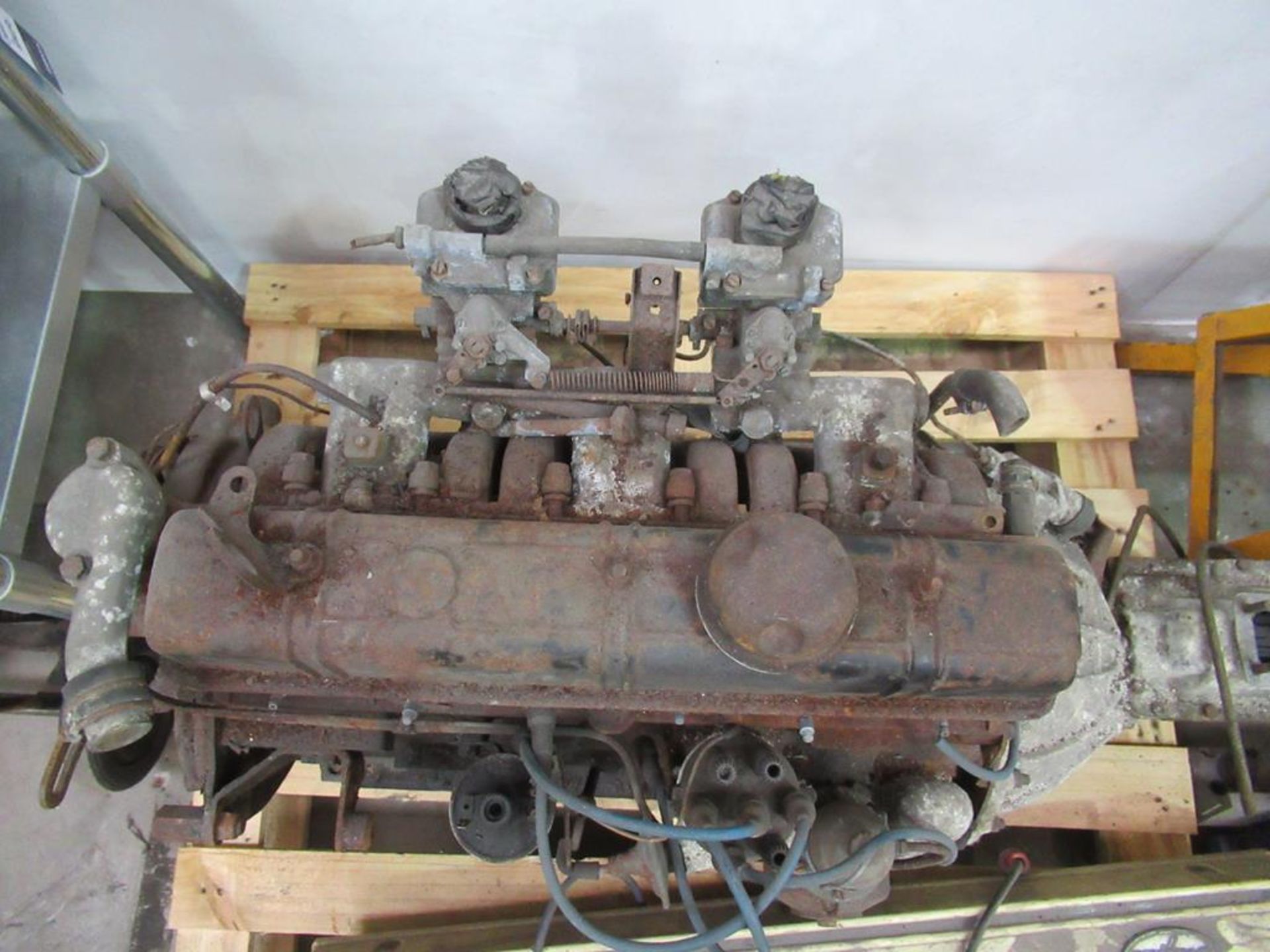 A Triumph Six Cylinder Petrol Engine c/w Gearbox - Image 4 of 5