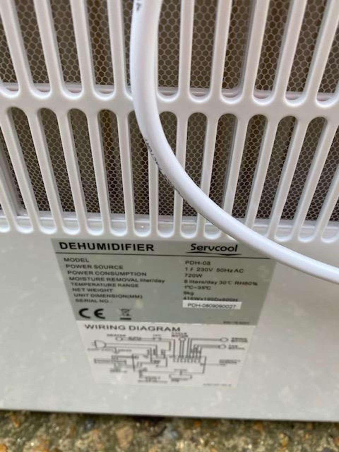 10x Servool PDH-08 Dehumidifiers, 220-240V, 50Hz - Image 4 of 12