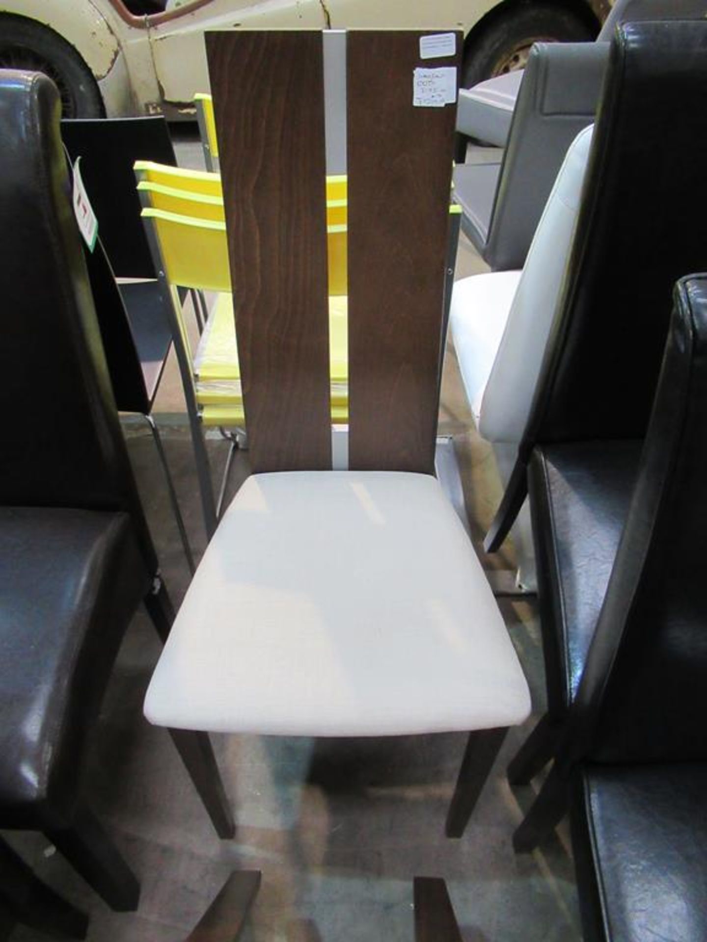 2 x Ex-Wayfair 'Three posts Colley' upholstered dining chairs (RP £175) - Image 2 of 2