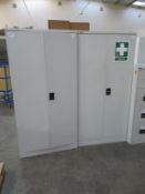 2 x metal cabinets (1 x a/f)