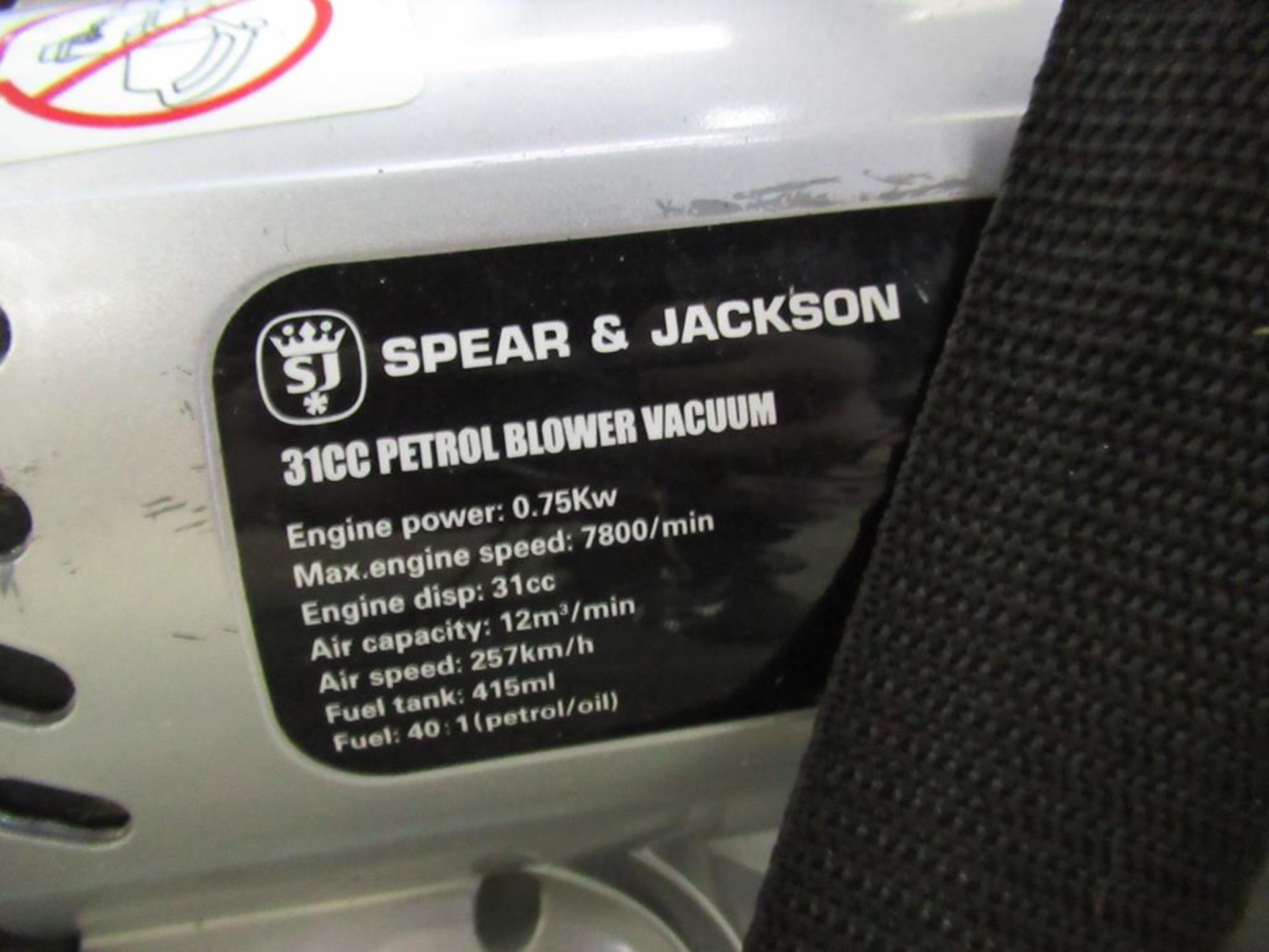 Spear & Jackson petrol leaf blower - Image 2 of 4