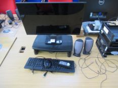 Dell 5234OLC Monitor (no power lead), keyboard, mouse and speakers