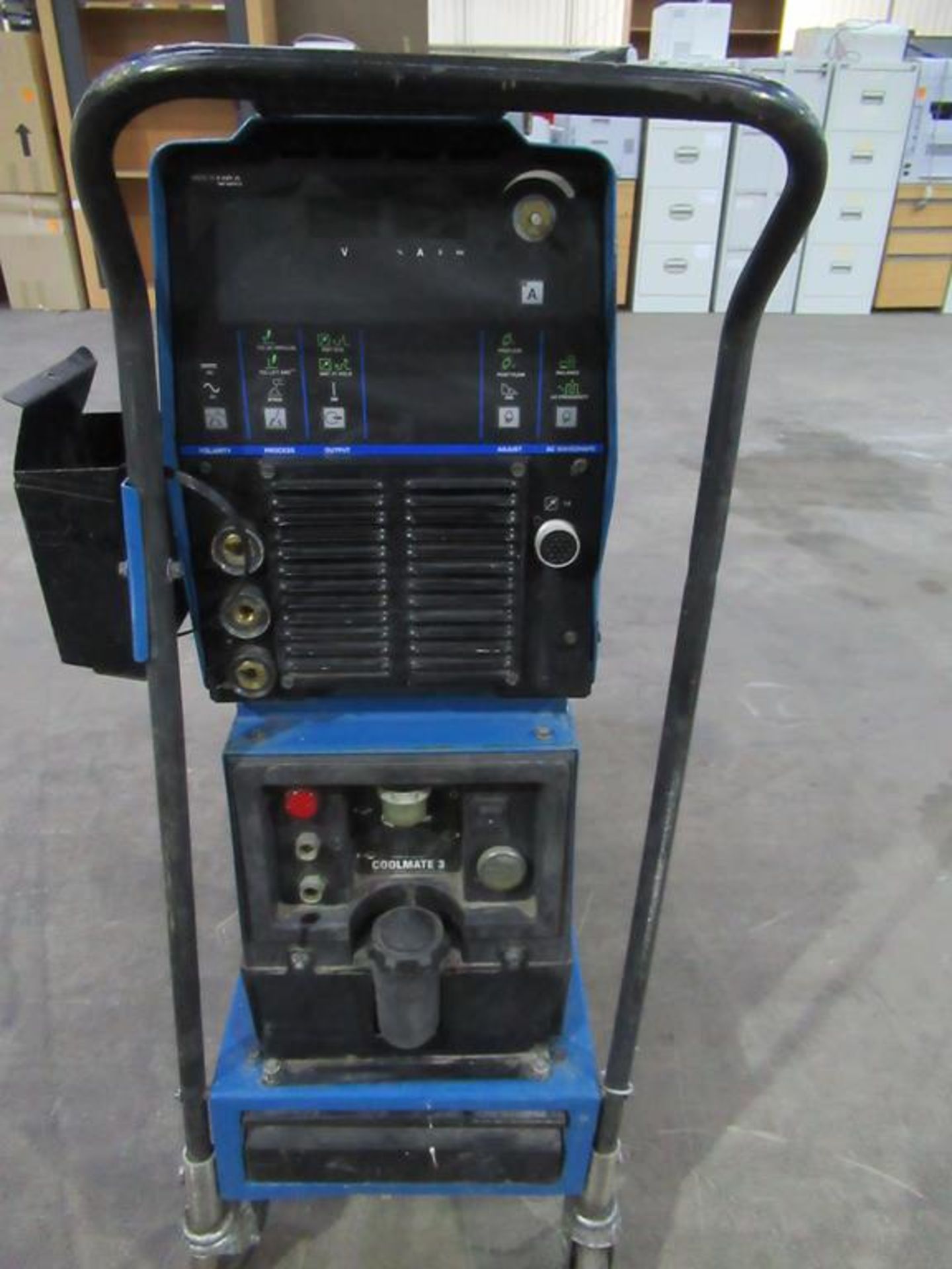 Miller Dynasty 300SD welder with Coolmate3 watercooler and bagging. - Image 2 of 5