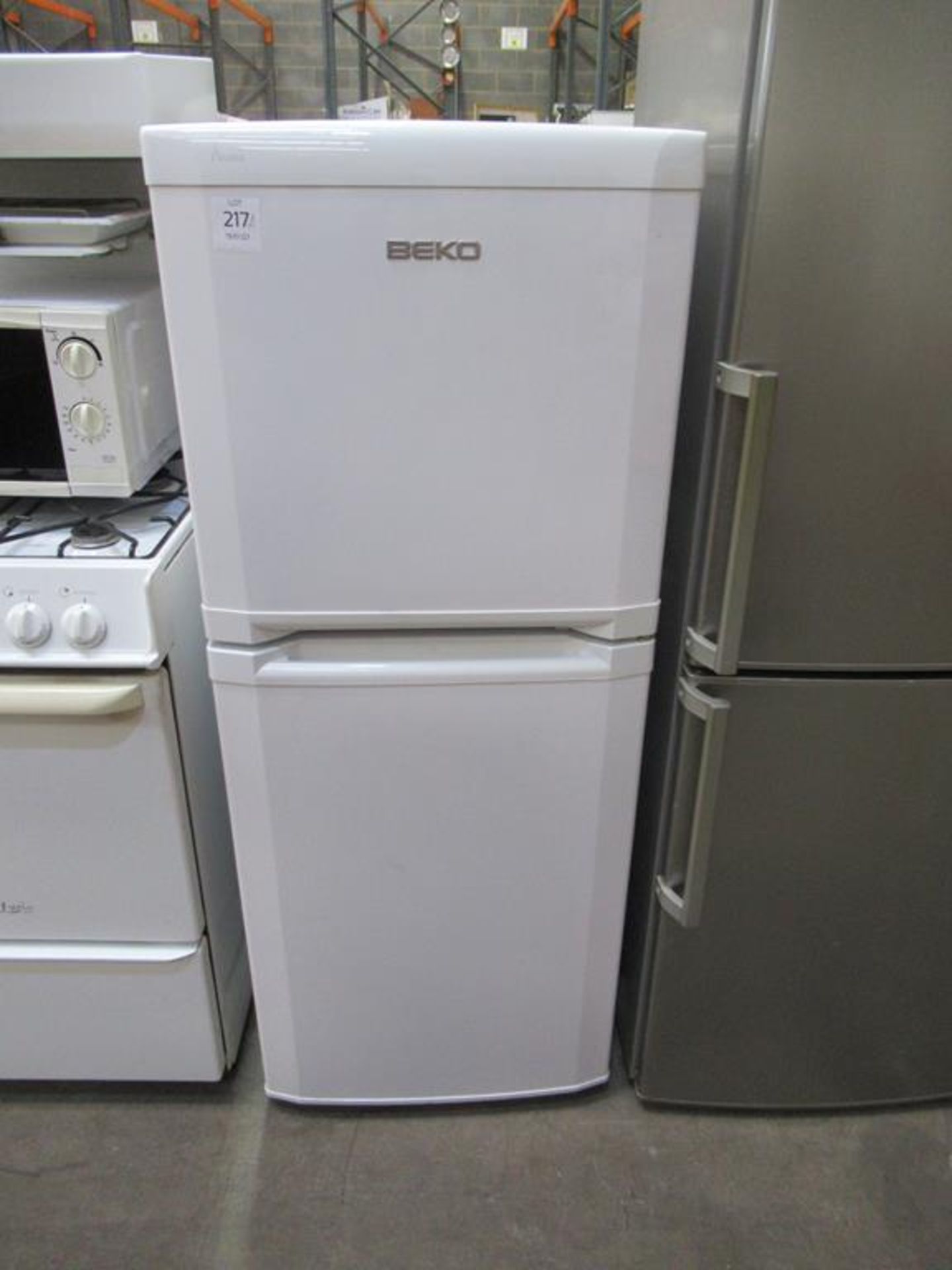 A Becko Upright Fridge Freezer