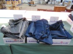 Quantity of grey/navy trousers
